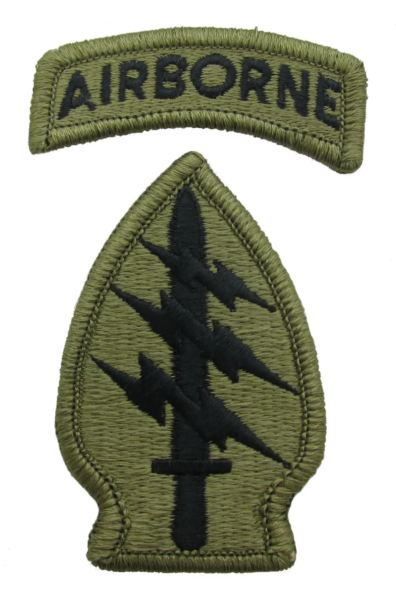 ocp airborne patch with hook fastener special forces