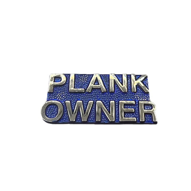 plank owner metal pin limited stock sale