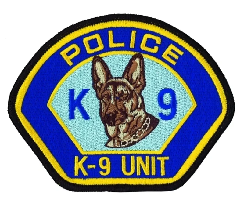 police k 9 unit patch 4 5 inch