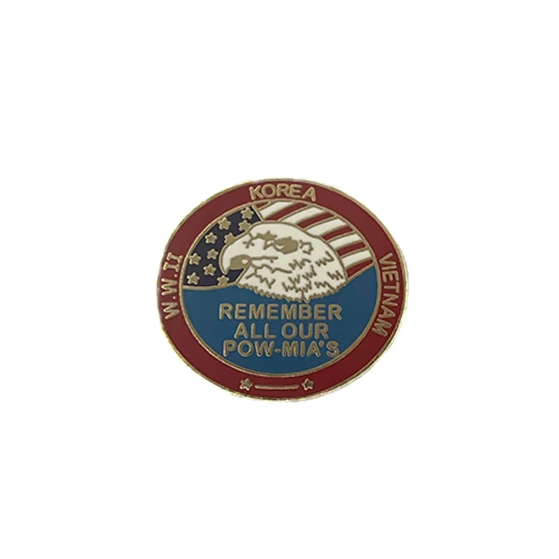 pow mia metal pin limited time clearance sale