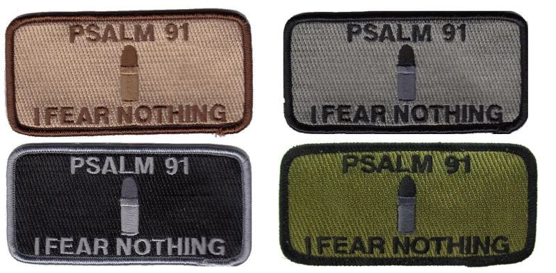 psalm 91 bullet morale patch i fear nothing clearance