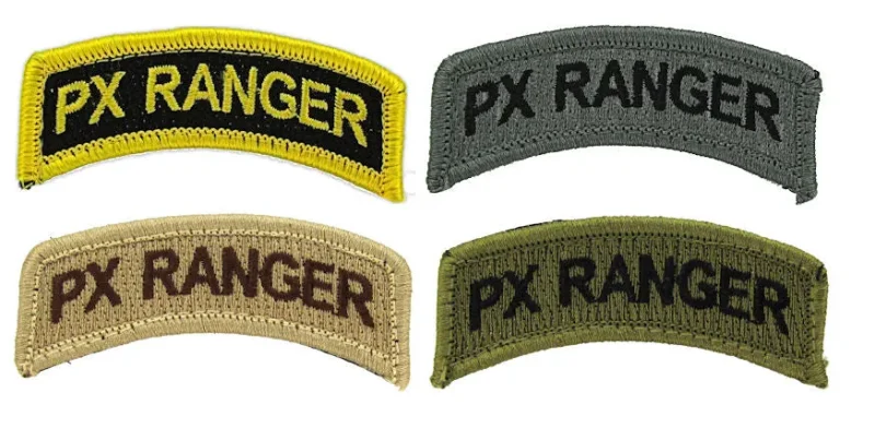 px ranger morale patch multiple colors