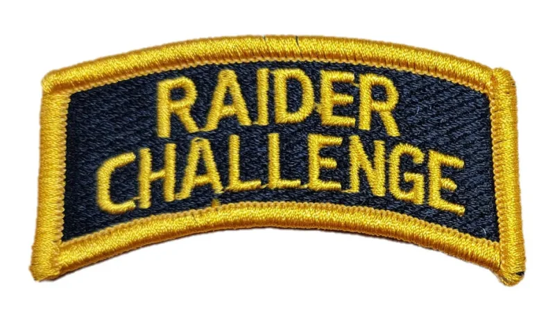 raider challenge gold black tab