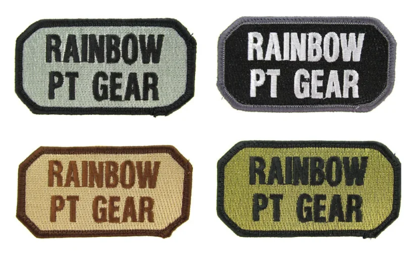 rainbow pt gear morale patch multi color