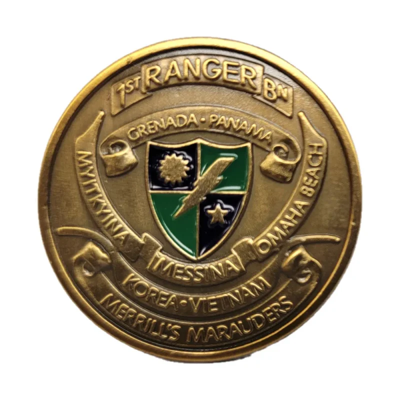 rangers challenge coin lead the way