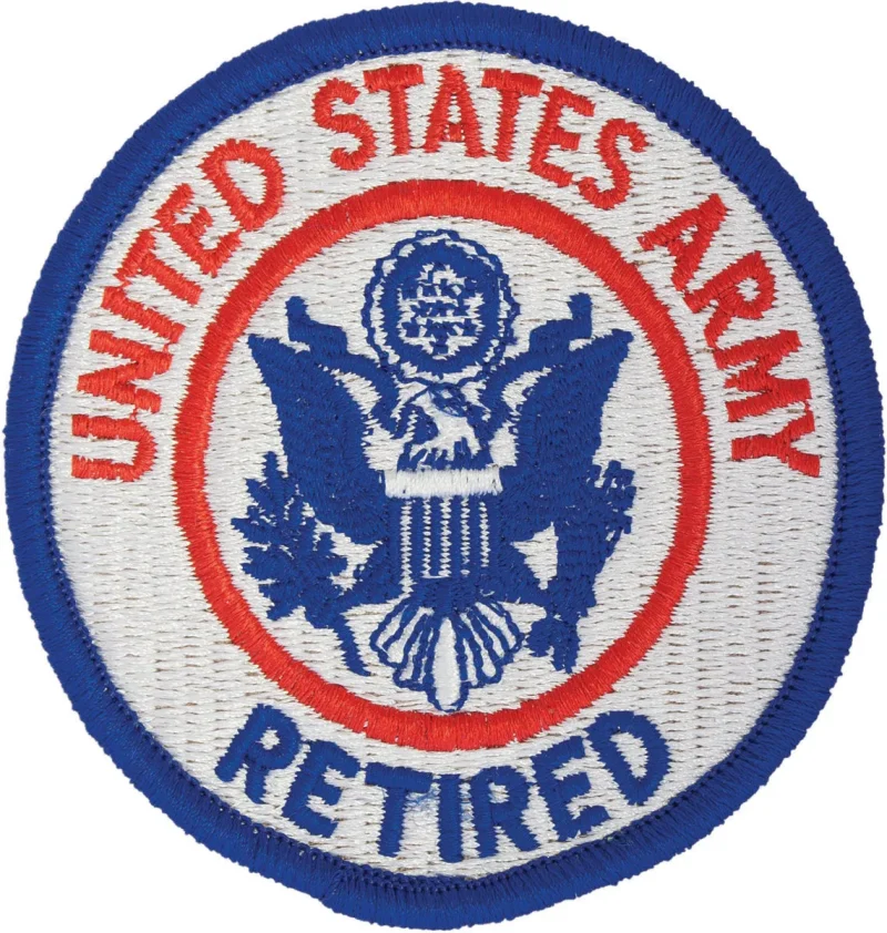 retired us army patch