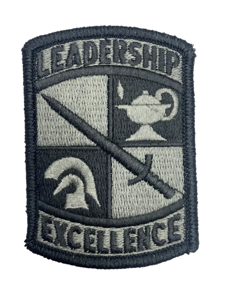 rotc leadership acu patch with hook fastener