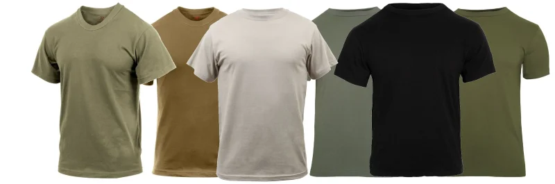 rothco 100 cotton military t shirt solid color scaled