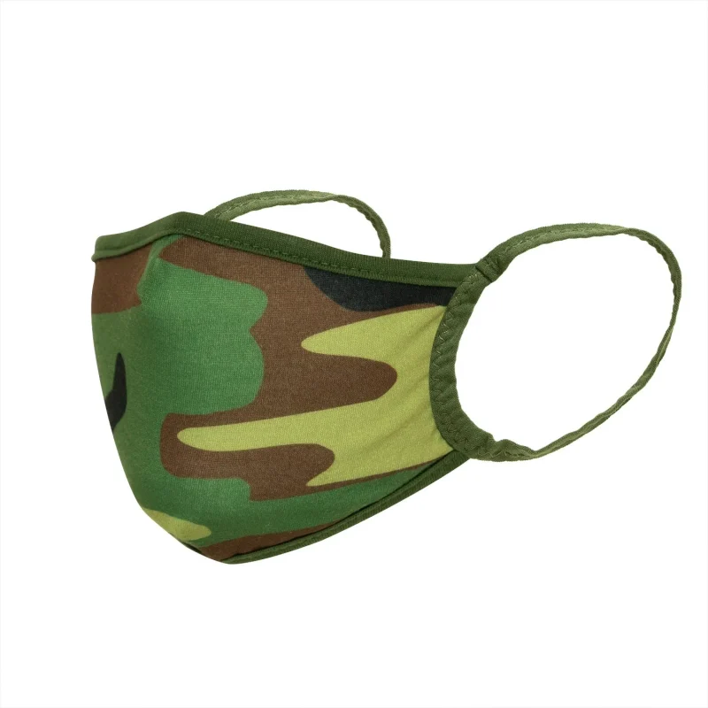 rothco 3 layer camo polyester face mask