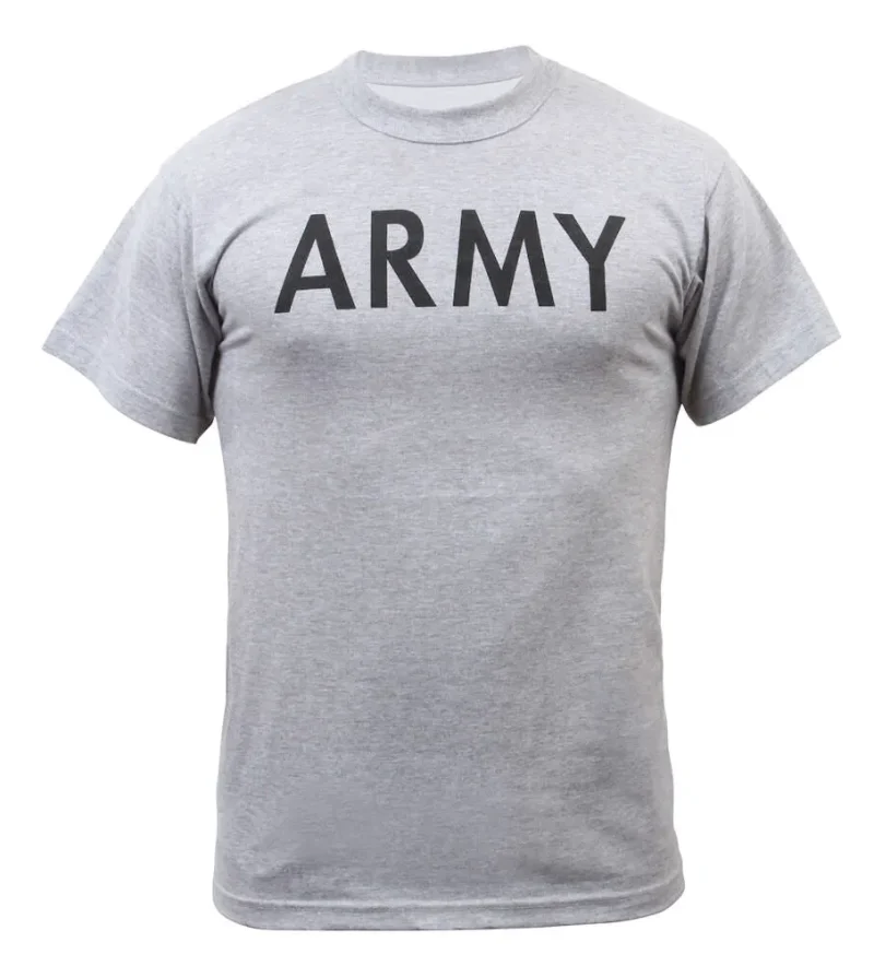 rothco army training grey t shirt