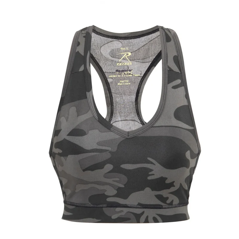 rothco camouflage sports bra for women