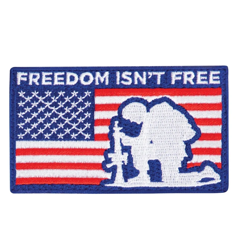 rothco freedom patch freedom isn t free embroidered design