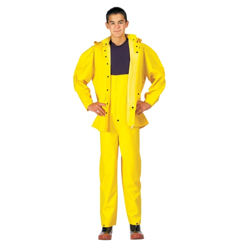 rothco heavy duty pvc rain suit waterproof