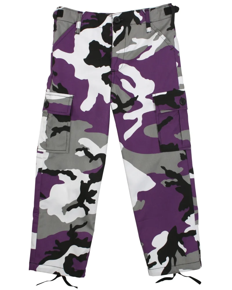 rothco kids ultra violet camo bdu pants