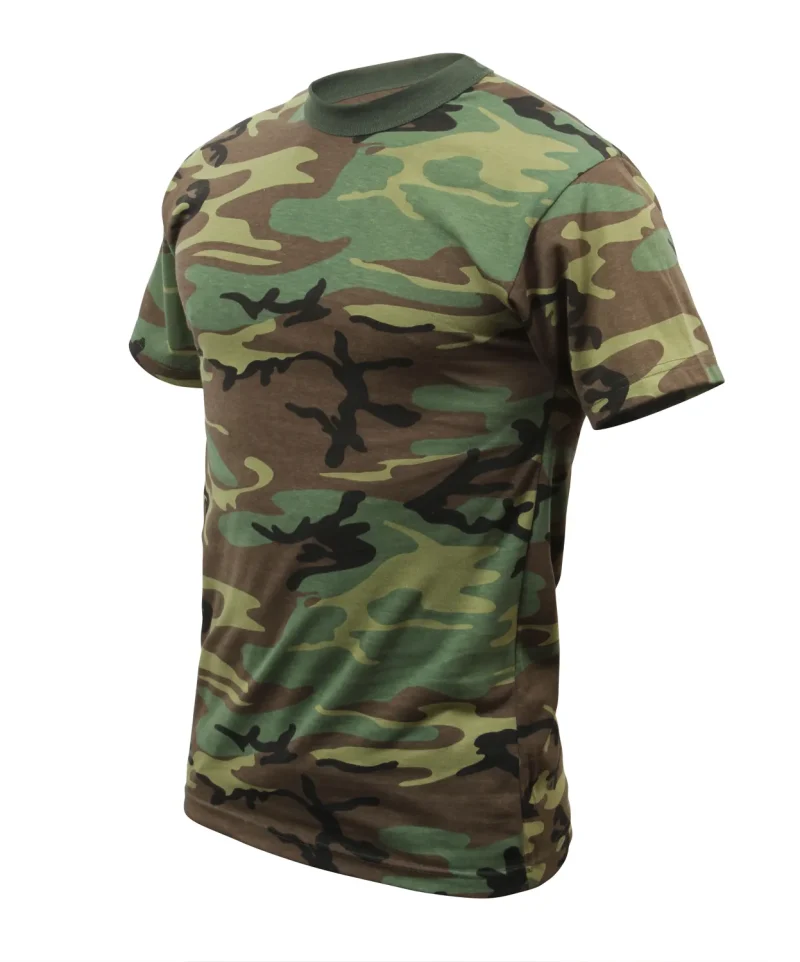 rothco kids woodland camo heavyweight t shirt