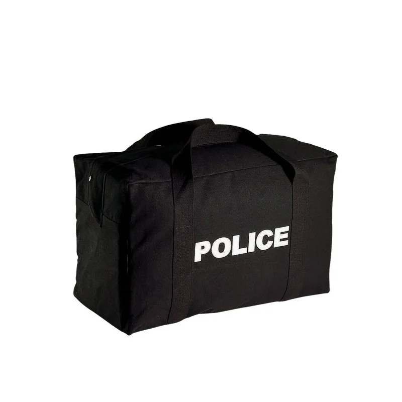 rothco large police logo canvas gear bag