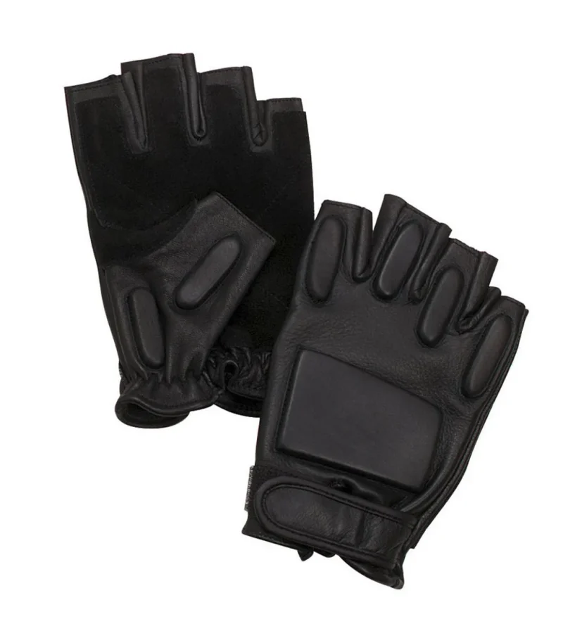 rothco leather rappelling gloves fingerless clearance