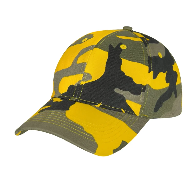 rothco low profile camo cap stinger yellow