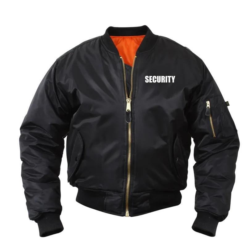 rothco ma 1 security print flight jacket