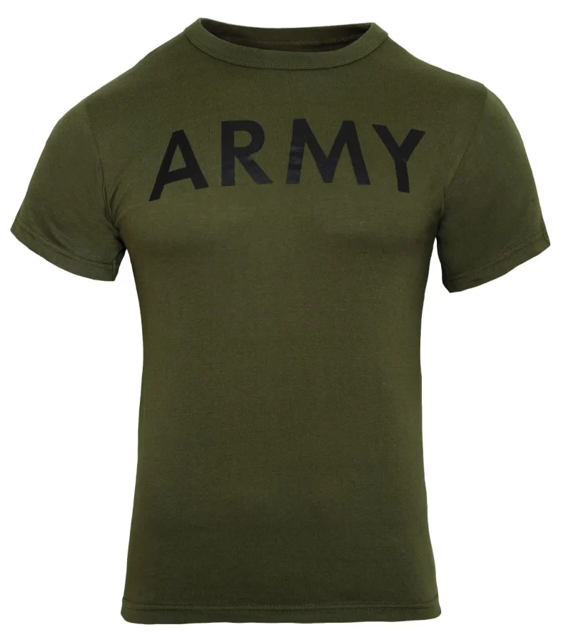 rothco olive drab military pt shirt for army