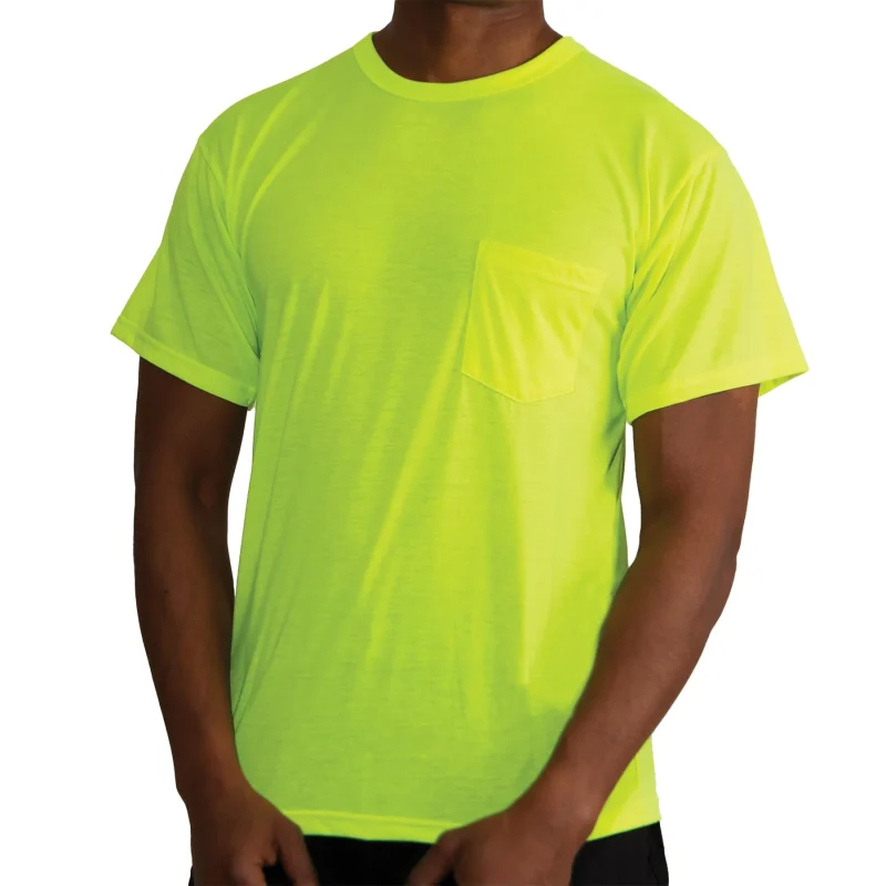 rothco performance moisture wicking t shirt safety green