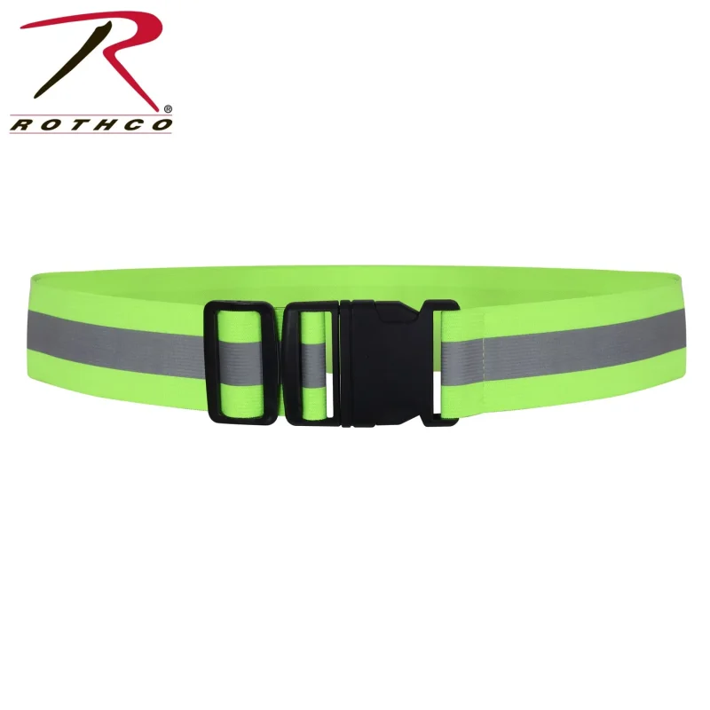 rothco reflective elastic training belt for pt