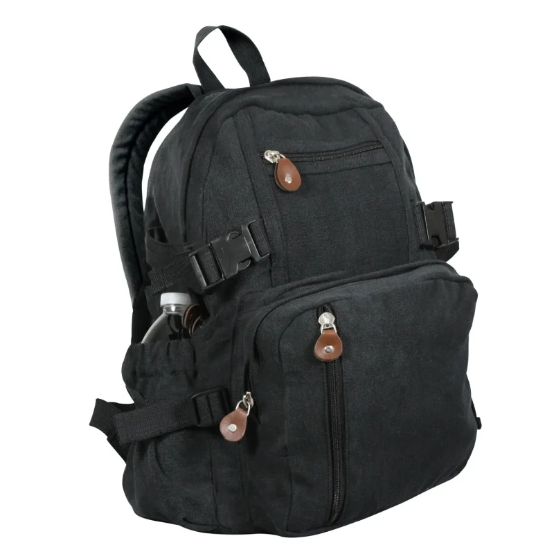 rothco retro canvas compact backpack