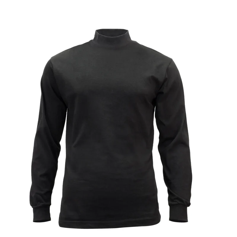 rothco slim fit mock turtleneck