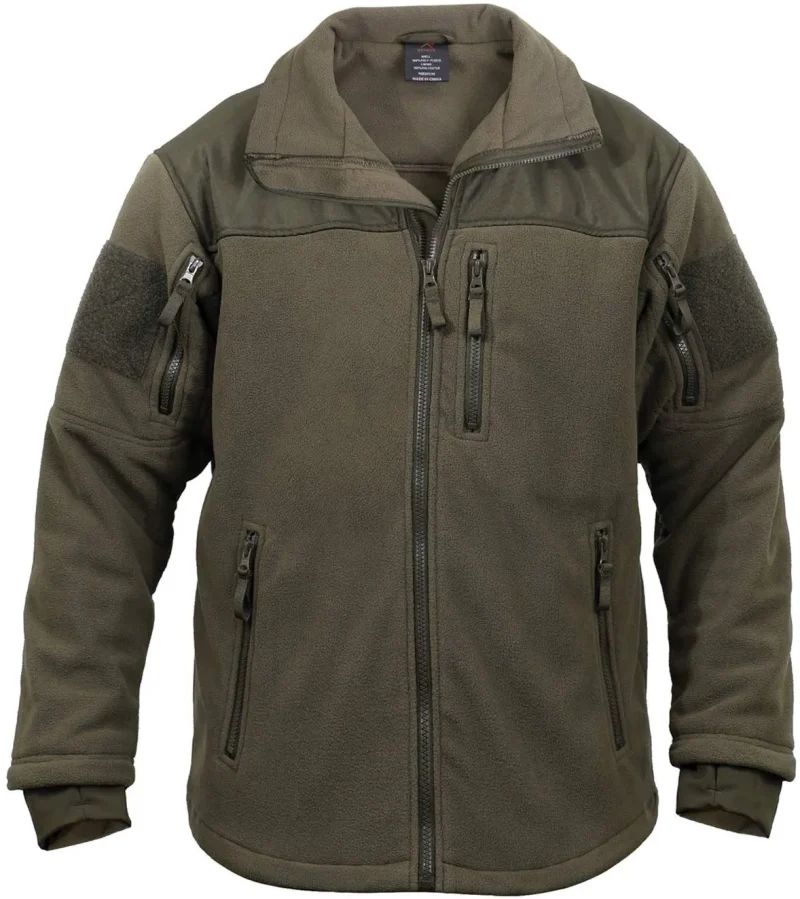 rothco spec ops tactical fleece jacket for outdoor activities