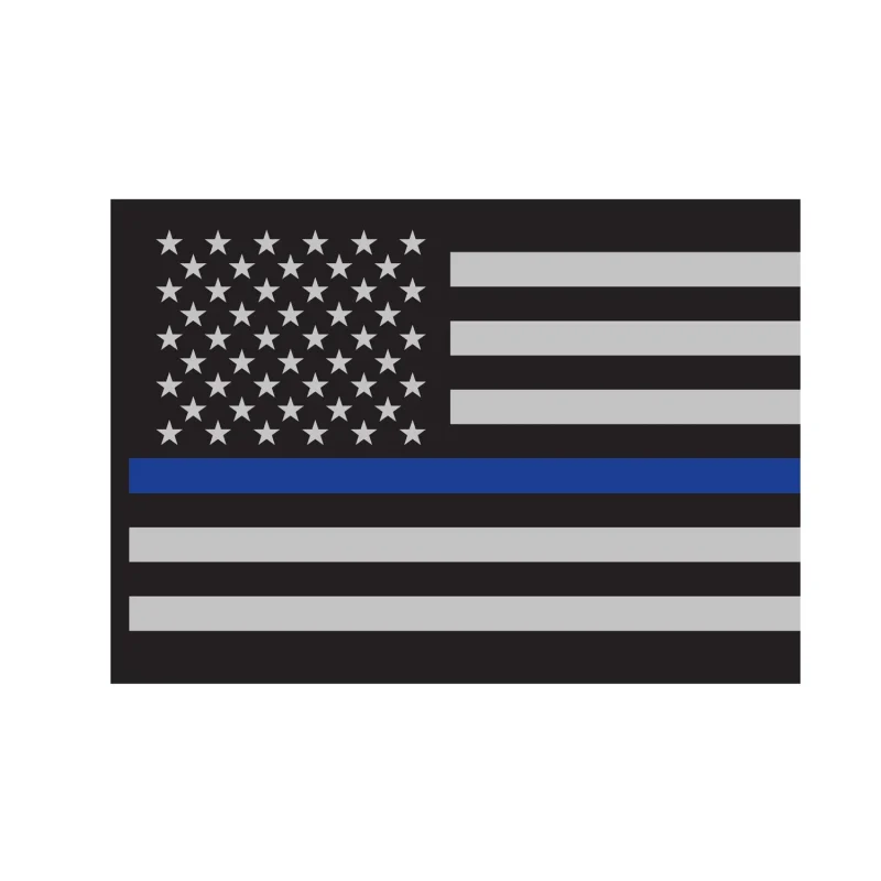 rothco thin blue line flag vinyl decal