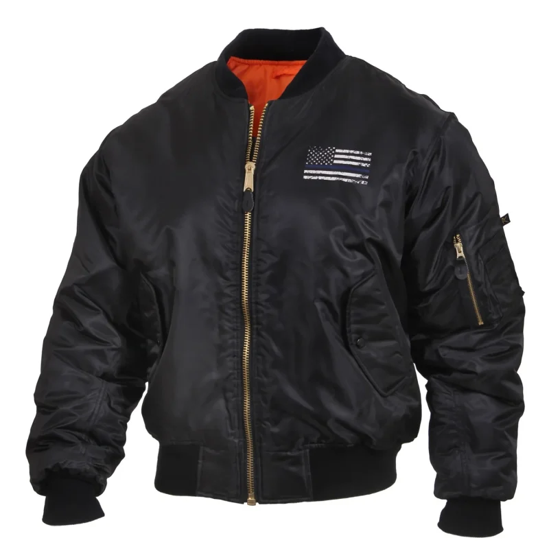 rothco thin blue line ma 1 flight jacket