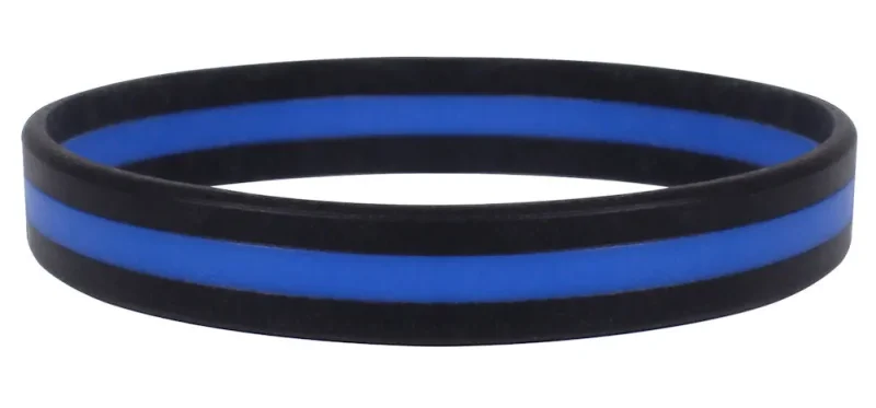 rothco thin blue line wristband for law enforcement