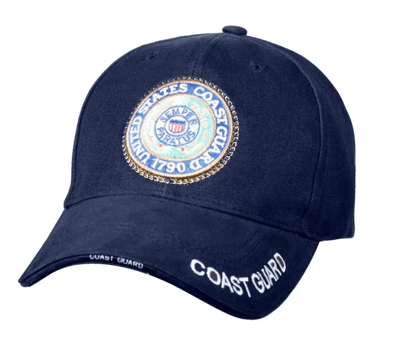 rothco u s coast guard low profile insignia cap