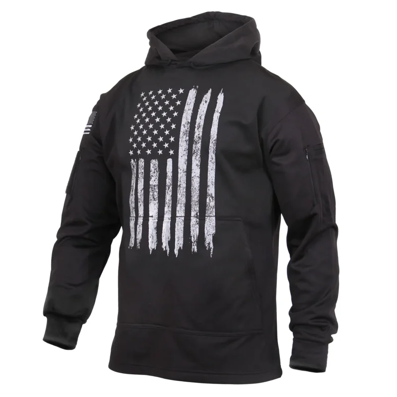 rothco vintage usa flag hooded sweatshirt for concealed carry