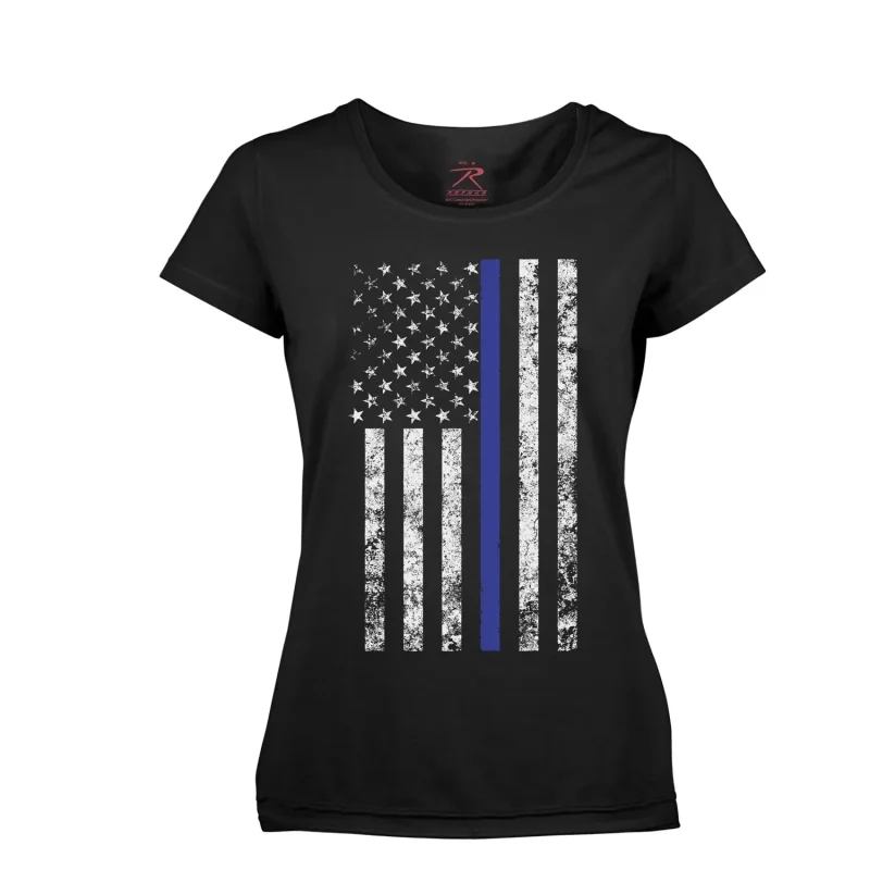 rothco women s thin blue line long sleeve tee