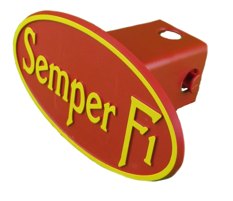 semper fi marine corps hitch cover