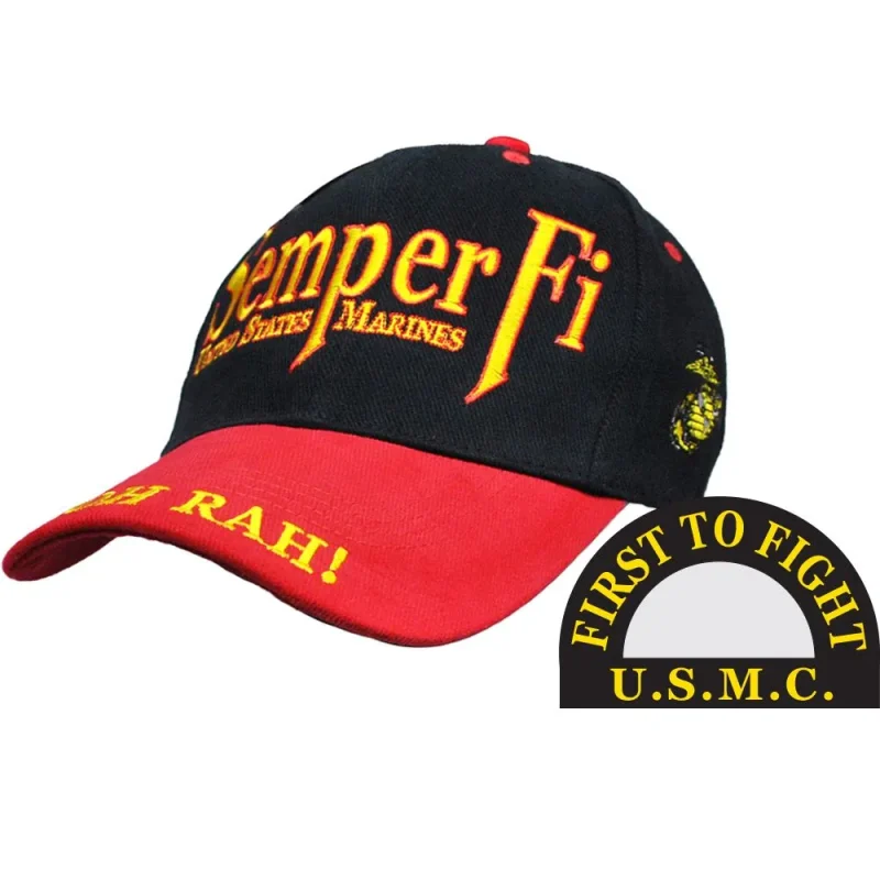 semper fi usmc ball cap ooh rah limited clearance