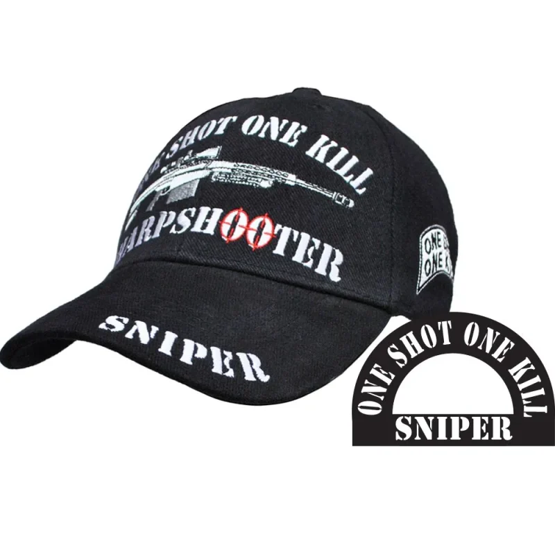 sharpshooter sniper ball cap precision one shot one kill