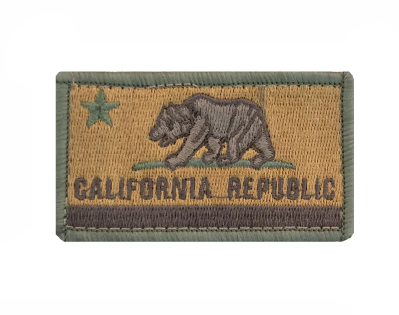 small california republic flag patch morale patch