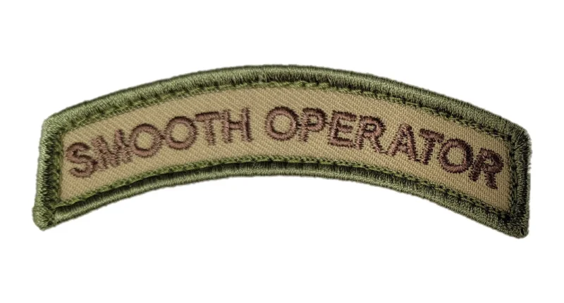 smooth operator morale patch for uniforms