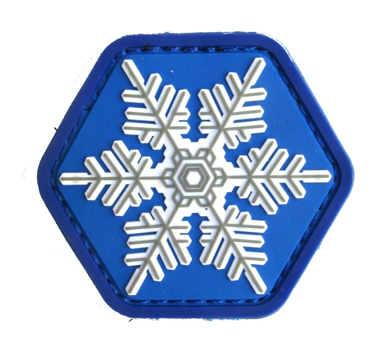 snowflake morale patch pvc mil spec design scaled