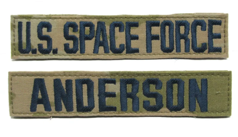 space force ocp name tapes 2 piece set