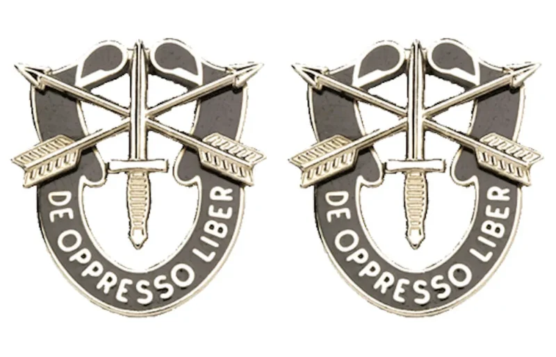 special forces distinctive unit insignia set pair