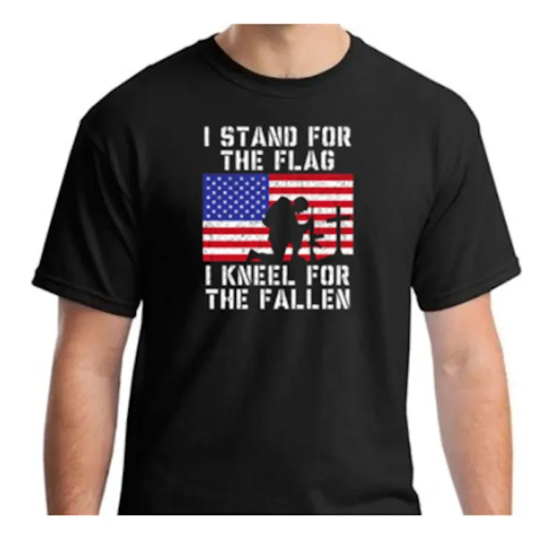 stand for the flag kneel for the fallen clearance t shirt