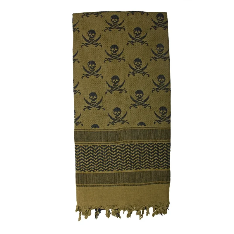 tactical skull shemagh desert scarf by rothco