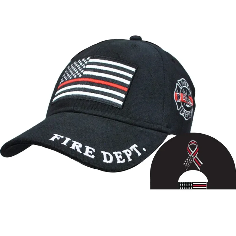 thin red line fire dept cap clearance sale