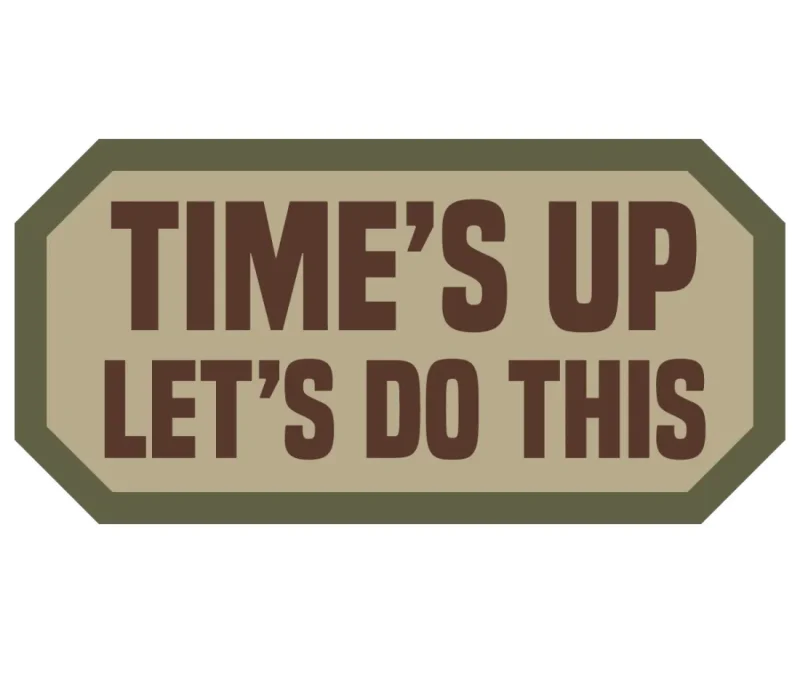 time s up morale patch mil spec monkey clearance