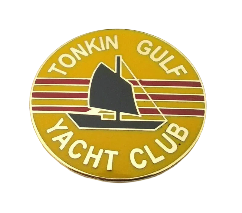 tonkin gulf yacht club pin metal collectible