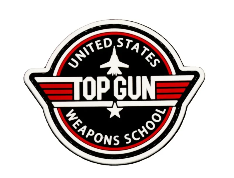 top gun fighter school pvc morale patch