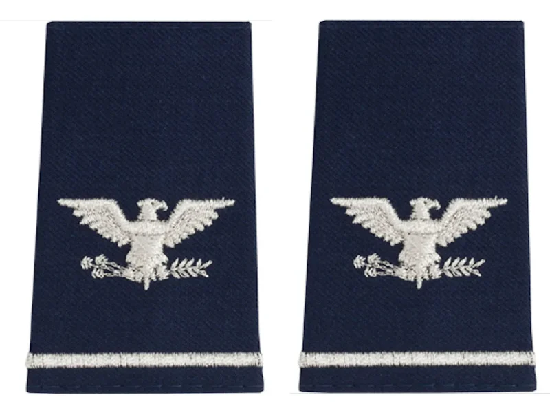 u s air force colonel o 6 shoulder epaulets